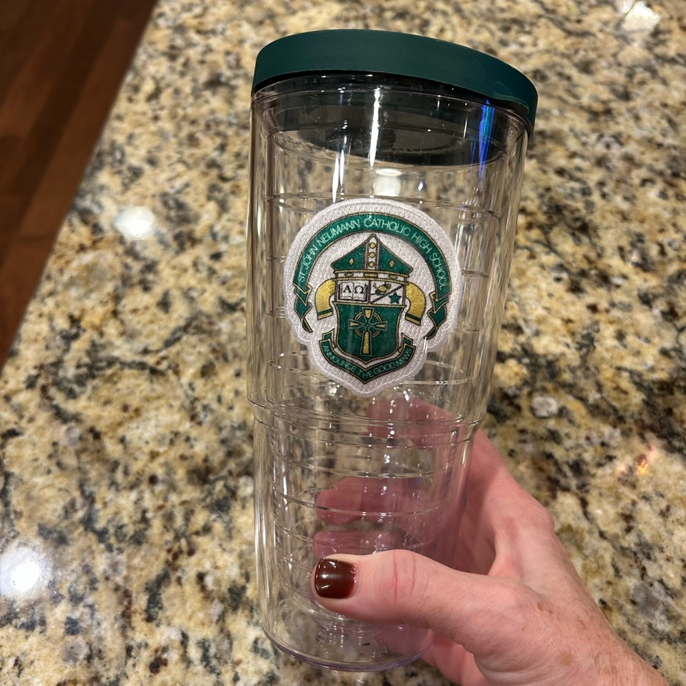 Tervis St. John Neumann Green and Clear Insulated Tumbler